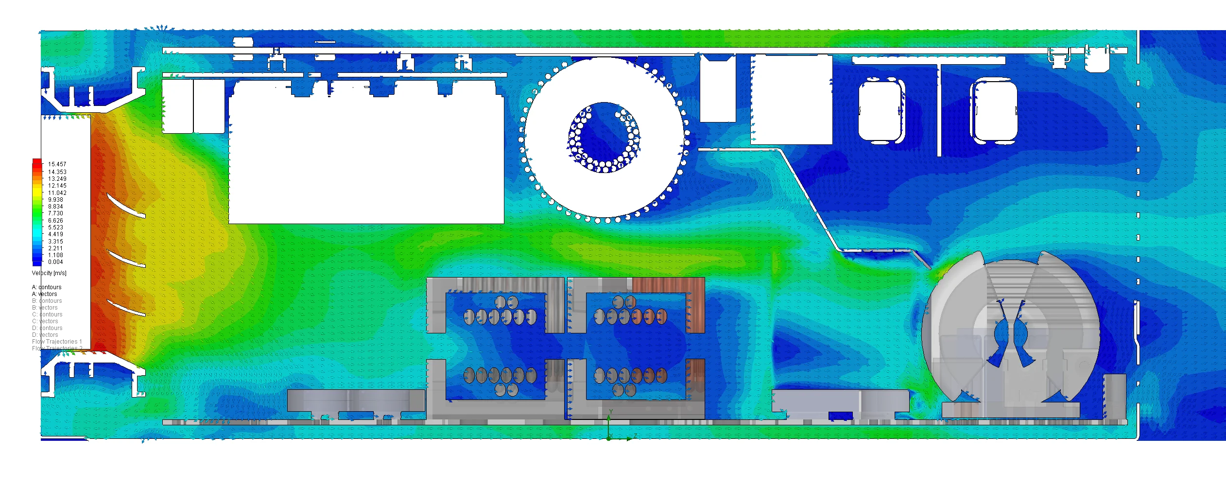 Symulacja rozkładu temperatury w module energoelektronicznym